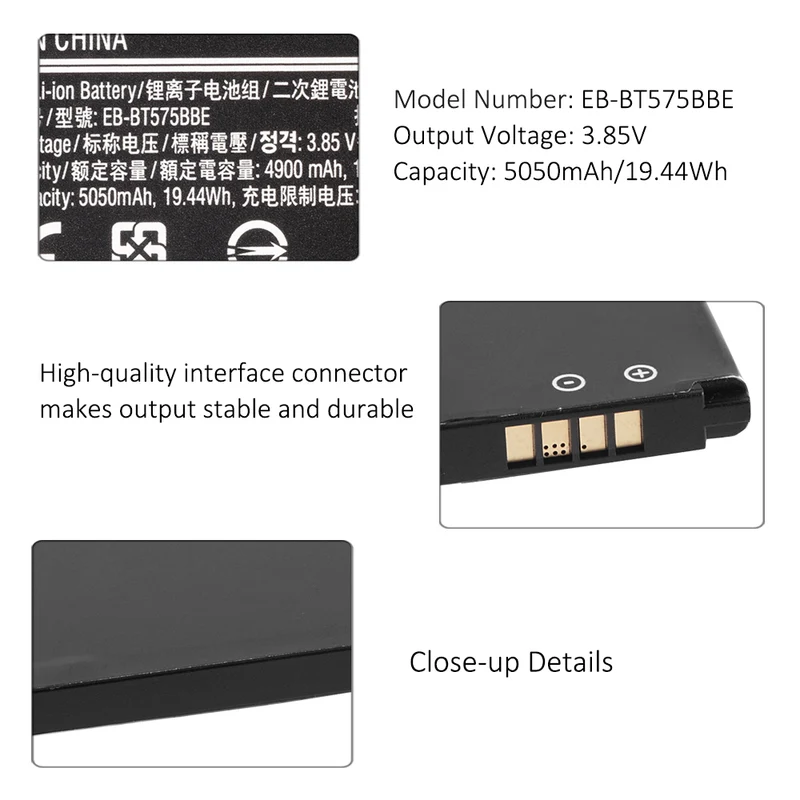 EB-BT575BBE Replacement Battery For Samsung Galaxy Tab Active 3 SM-T570