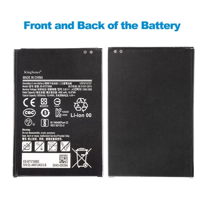 EB-BT575BBE Replacement Battery For Samsung Galaxy Tab Active 3 SM-T570