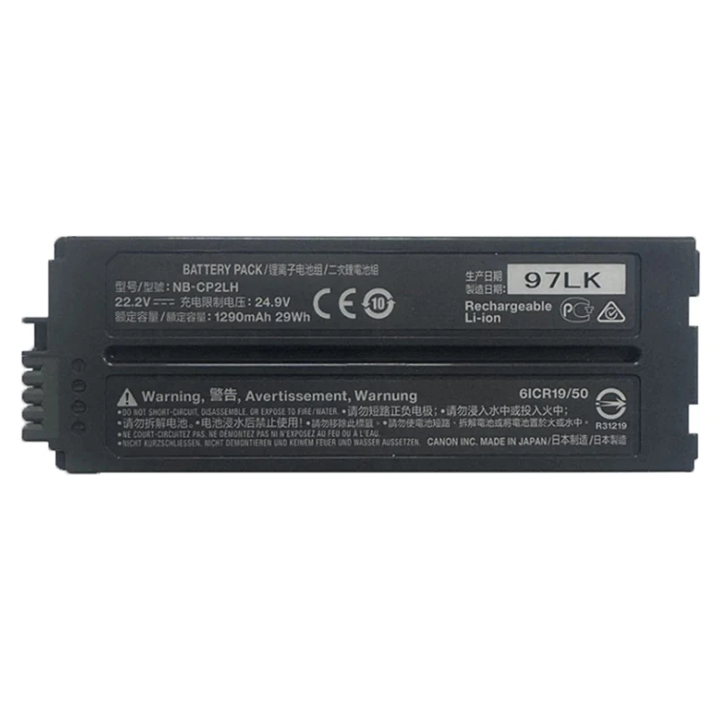 NB-CP2LH Replacement Battery For Canon SELPHY CP910 CP1200 CP1300 Printer