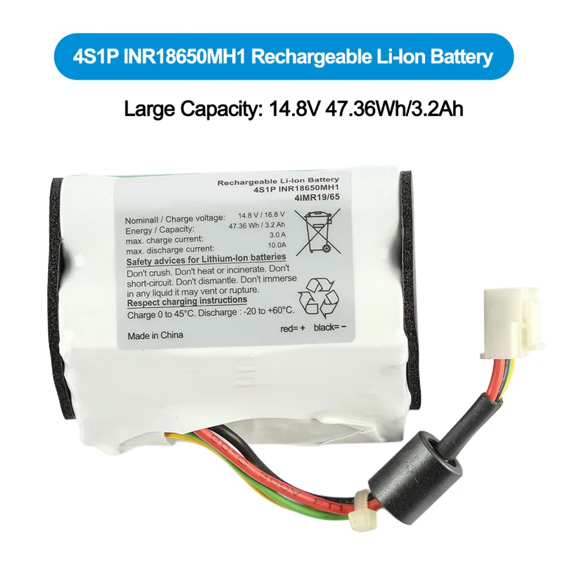 4S1P INR18650MH1 Rechargeable Li-lon Battery For RESEMED Stellar 100 150 Ventilator