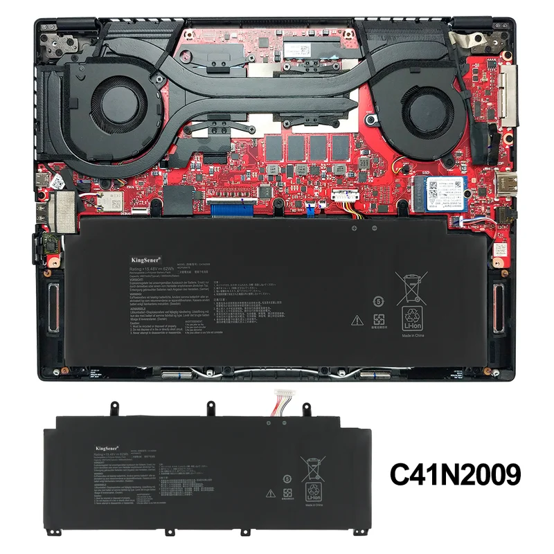 C41N2009 Battery For ASUS ROG Flow X13 GV301RC GV301RE 0B200-03850000