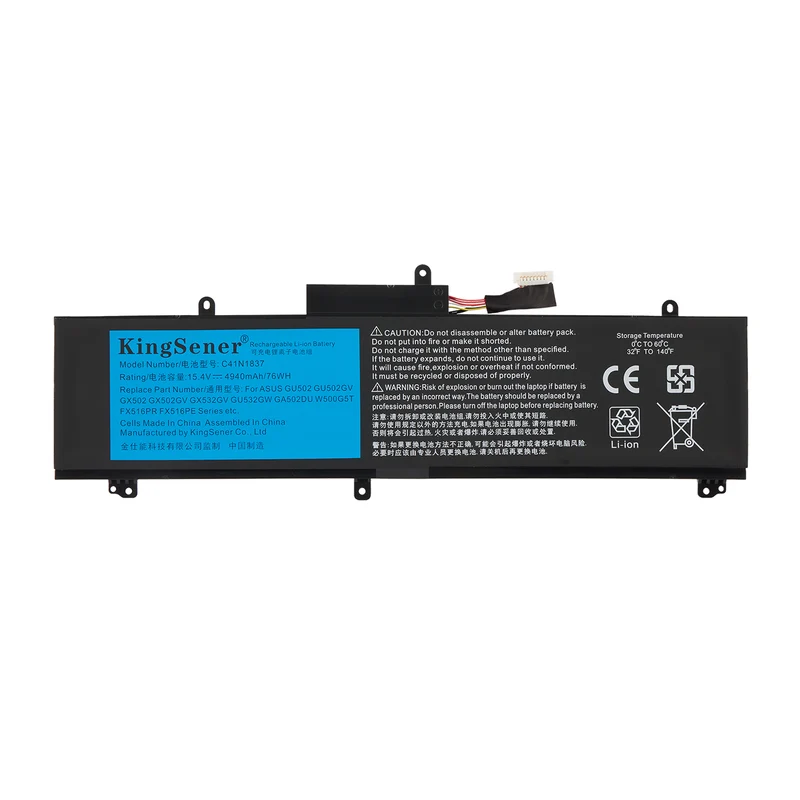 C41N1837 Battery For Asus TUF Dash F15 FX516PR FX516PR-AZ019T FX516PE