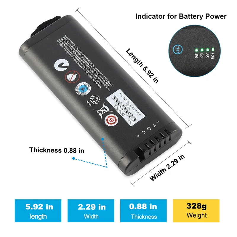 SM Energy SM206 Replacement Medical Battery