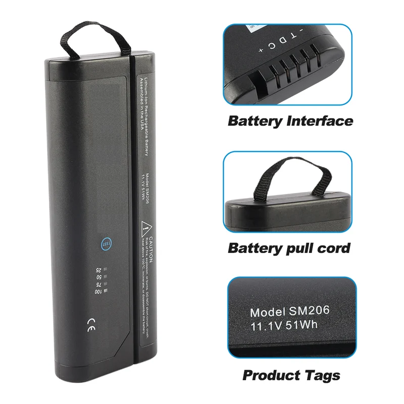 SM Energy SM206 Replacement Medical Battery