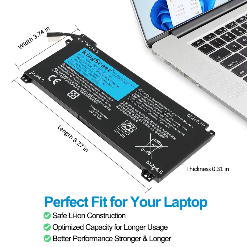 Pg06xl Laptop Battery For Hp Omen 15-dh 15t-dh000 Hstnn-db9f