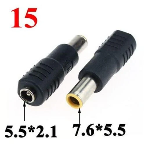 Convertisseur de fiches d'adaptation Input 5.5x2.1mm