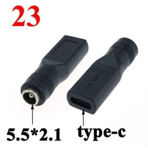 Convertisseur de fiches d'adaptation Input 5.5x2.1mm