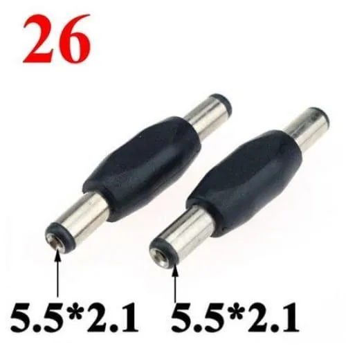 Convertisseur de fiches d'adaptation Input 5.5x2.1mm