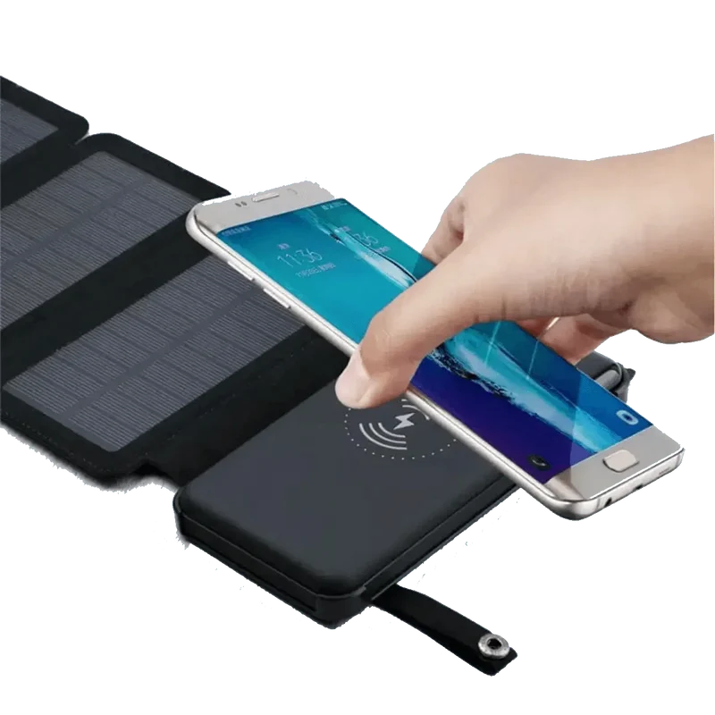 Batterie Externe Power Bank USB 12000mAh Solaire