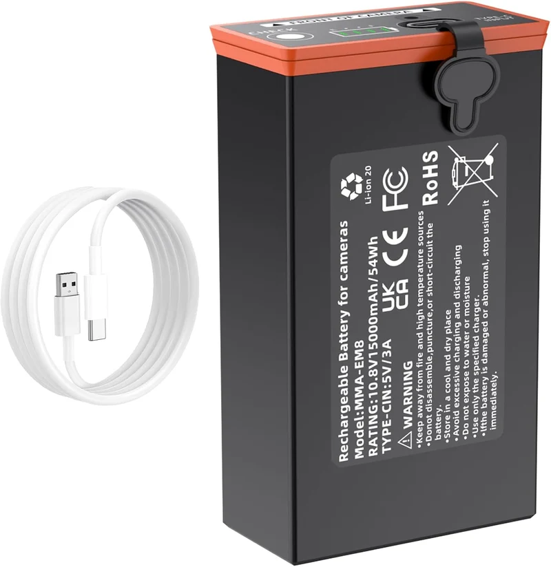 MMA-EM8 Replacement Battery For Moultrie Edge 2 Pro Cellular Trail Camera