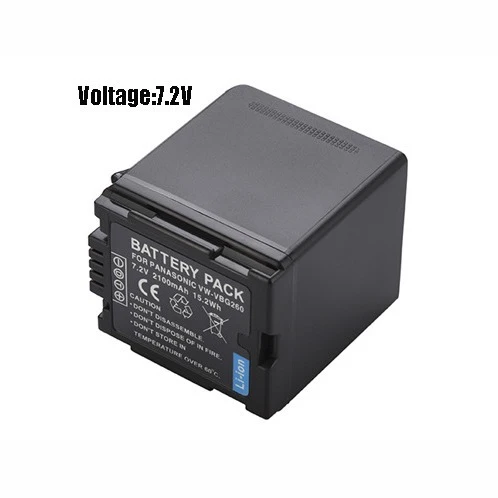 VW-VBG260 Replacement Trail Camera Battery For Panasonic VDR-D50 HDC-SD1
