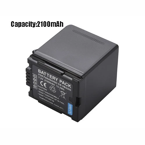VW-VBG260 Replacement Trail Camera Battery For Panasonic VDR-D50 HDC-SD1