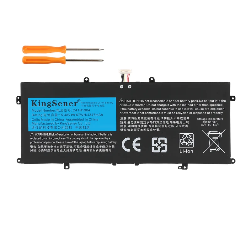 C41n1904 Battery For Asus Zenbook S13 Ux393ea Ux371ea C41n1904-1