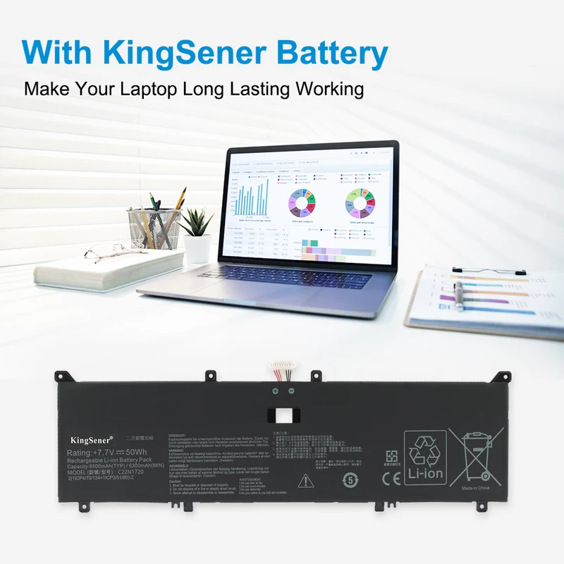 C22N1720 Battery For Asus Zenbook S Ux391 Ux391u Ux391fa Ux391ua