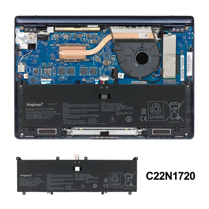 C22N1720 Battery For Asus Zenbook S Ux391 Ux391u Ux391fa Ux391ua