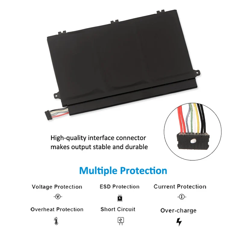 L17L3P51 Laptop Battery for Lenovo ThinkPad E480 E490 E580 E590 L480 L490 L580 L590 - 45Wh