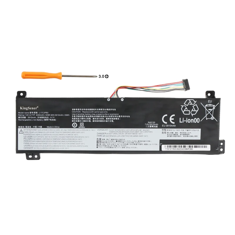 L17L2PB3 L17C2PB3 Laptop Battery For Lenovo 5B10P53995 5B10W67318 5B10P54000 5B10P53999 5B10W67362