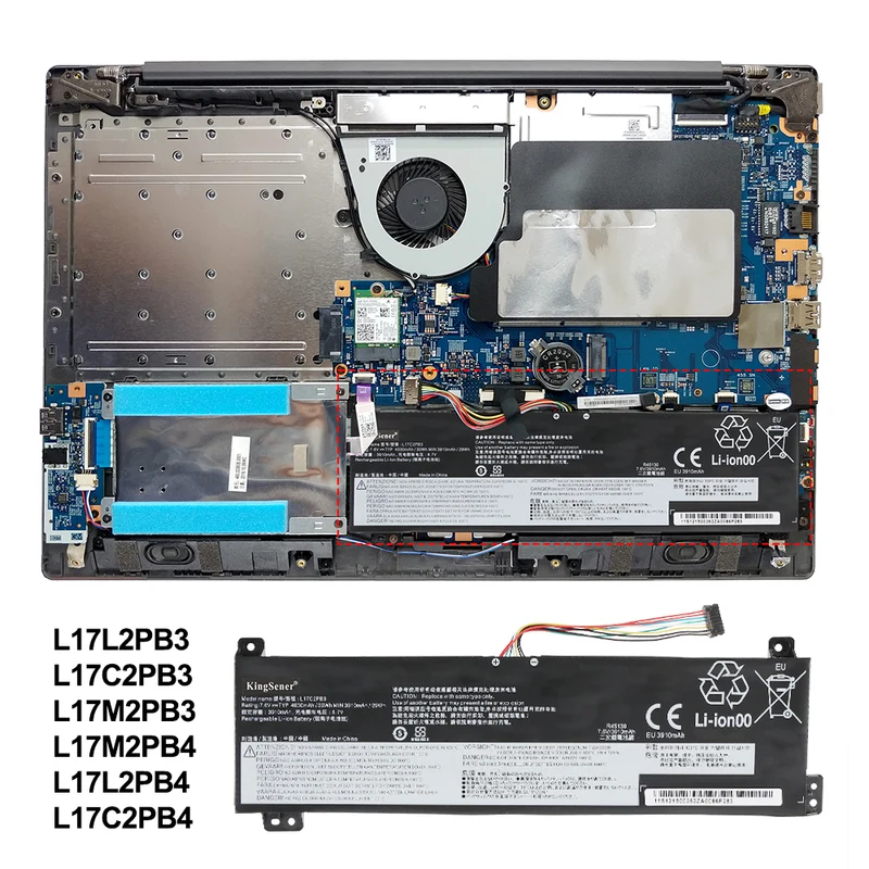 L17L2PB3 L17C2PB3 Laptop Battery For Lenovo 5B10P53995 5B10W67318 5B10P54000 5B10P53999 5B10W67362