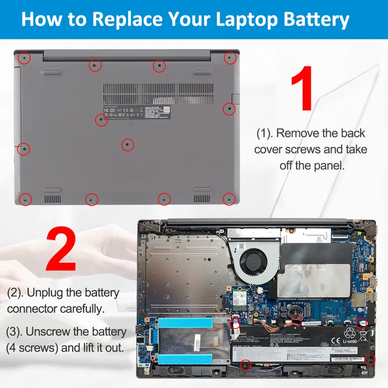 L17L2PB3 L17C2PB3 Laptop Battery For Lenovo 5B10P53995 5B10W67318 5B10P54000 5B10P53999 5B10W67362