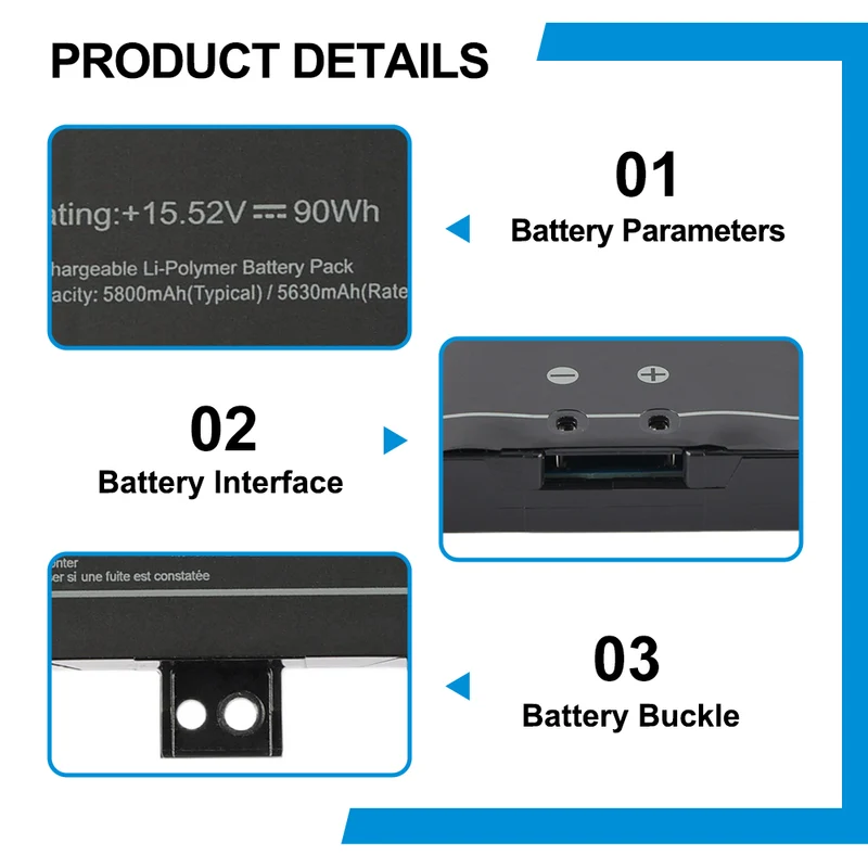 C41N2109 Replacement Battery For ASUS ROG Zephyrus G16 GU604VZ M16 GU604V GU604VI GU604VY