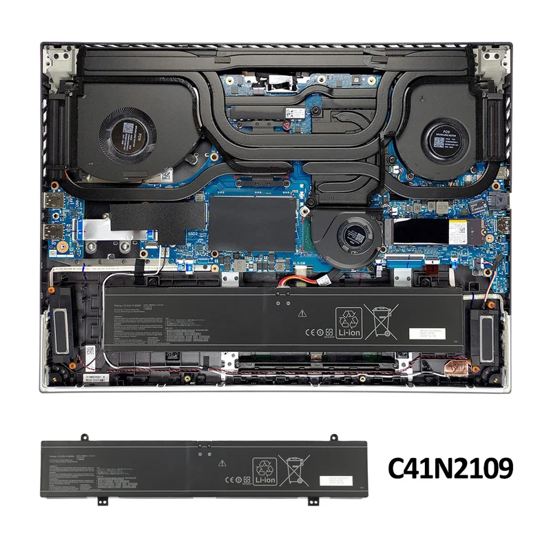 C41N2109 Replacement Battery For ASUS ROG Zephyrus G16 GU604VZ M16 GU604V GU604VI GU604VY