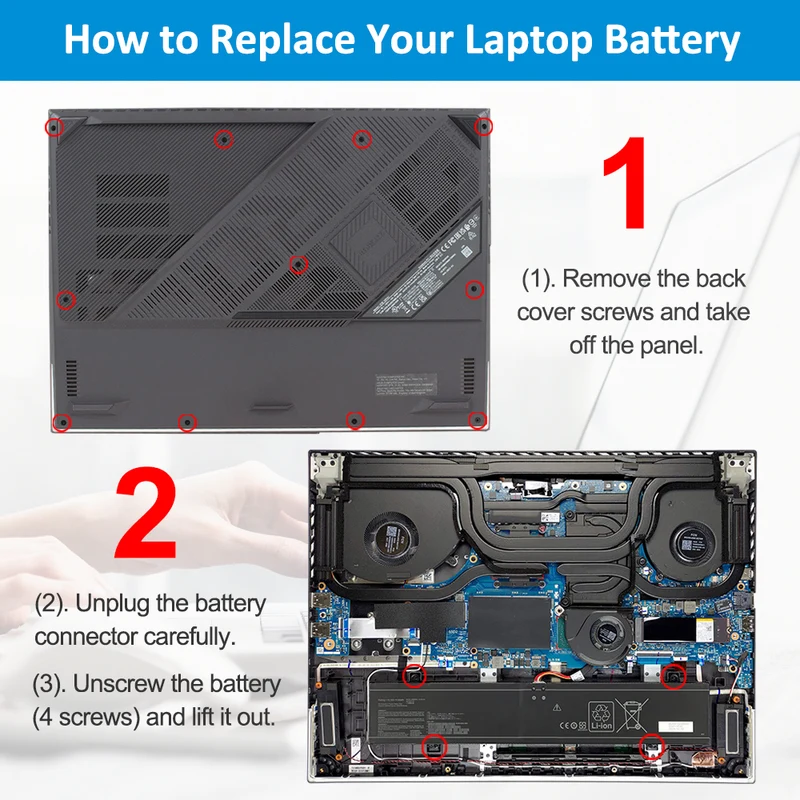C41N2109 Replacement Battery For ASUS ROG Zephyrus G16 GU604VZ M16 GU604V GU604VI GU604VY