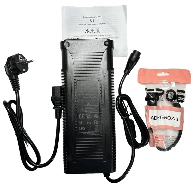 Chargeur Rapide Universel de Trottinette Électrique pour Batterie 60V