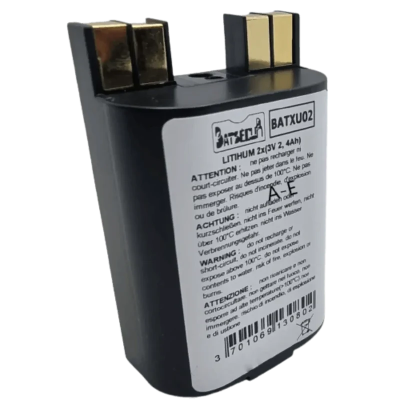 Pile lithium RXU02X 2 x 3 V 2,4 Ah pour Daitem Hager