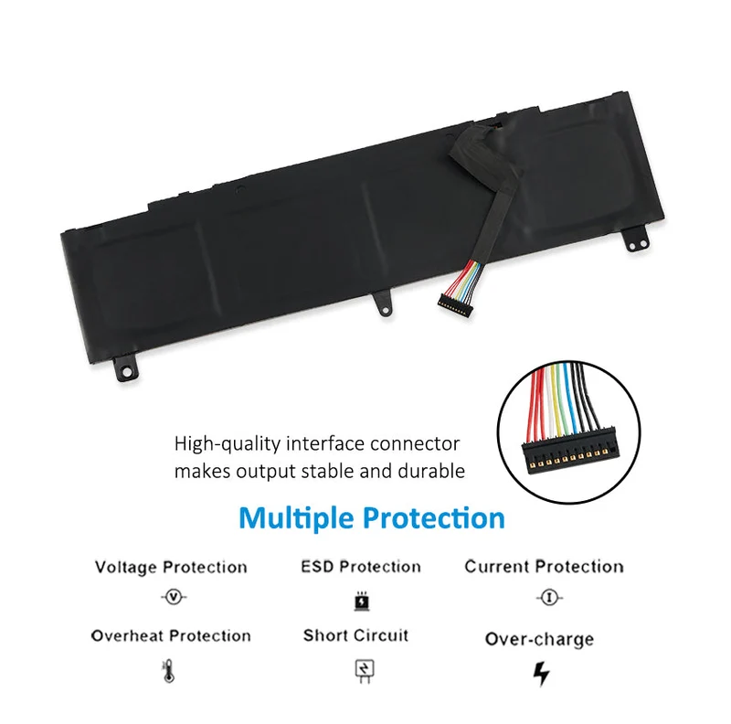 TDW5P V9XD7 Battery for Dell Alienware 13 R3 — 15.2V 76Wh