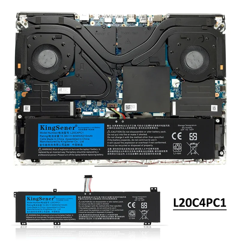 L20C4PC1 Laptop Battery For Lenovo Legion 5 Pro-16ITH6H Pro-16ITH6
