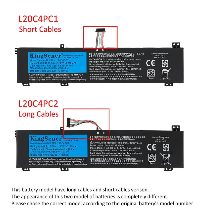 L20C4PC1 Laptop Battery For Lenovo Legion 5 Pro-16ITH6H Pro-16ITH6