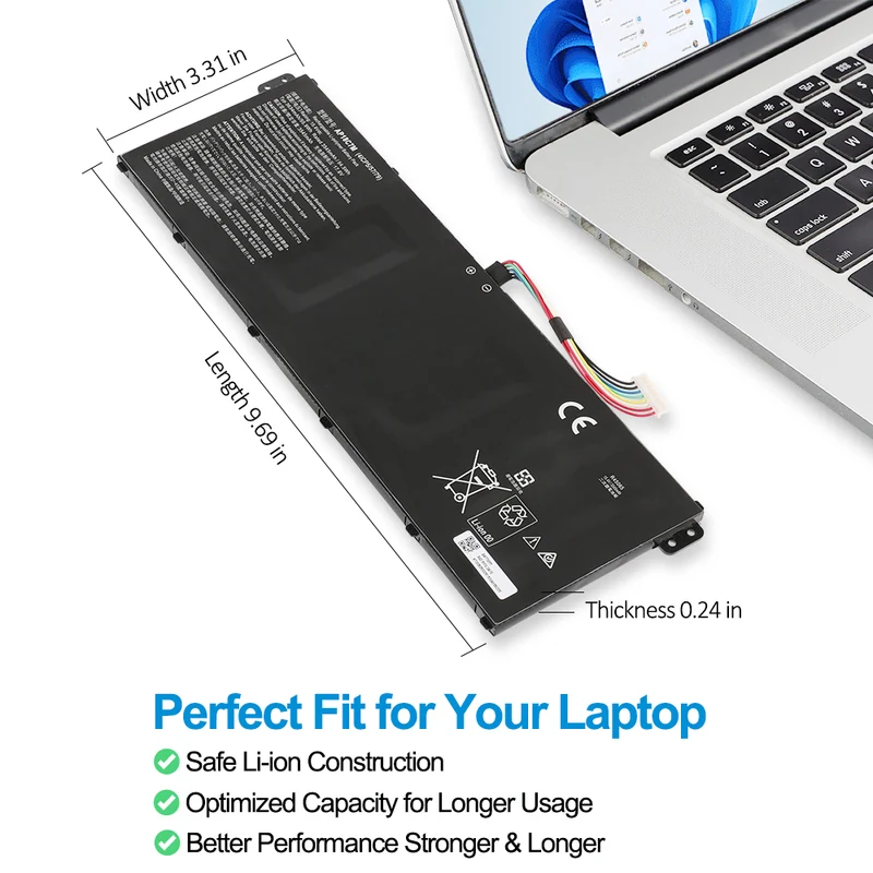 AP18C7M Laptop Batteries For Acer ConceptD 3 CN315-72 SF313-52