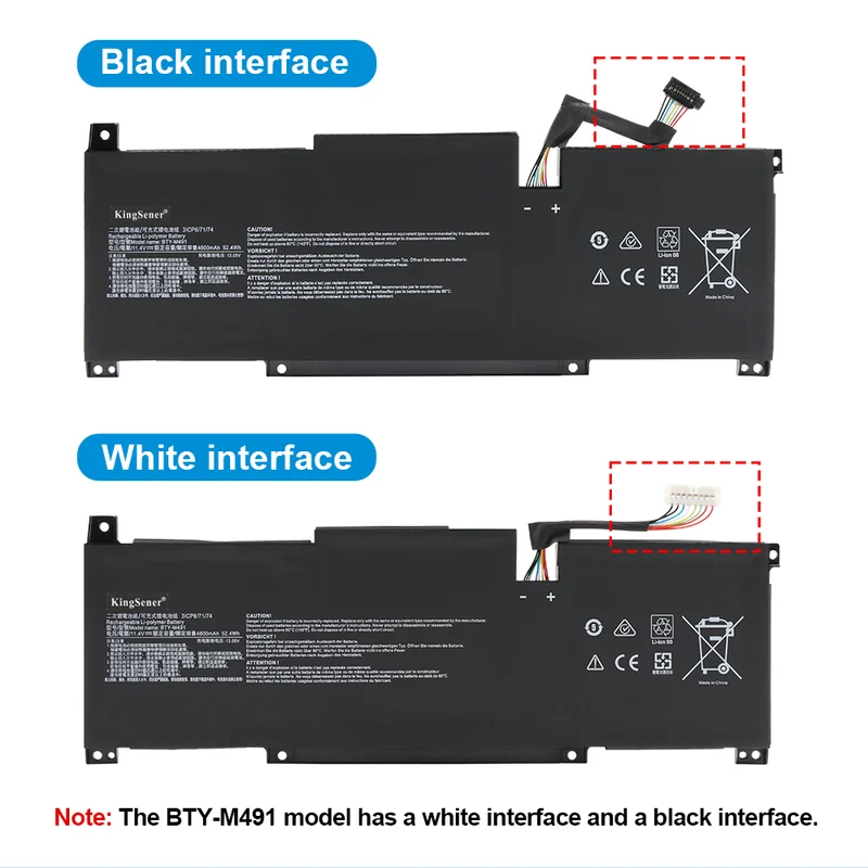 BTY-M491 Battery for MSI Modern 15 A10RAS-206IT 15 A10RAS-081FR