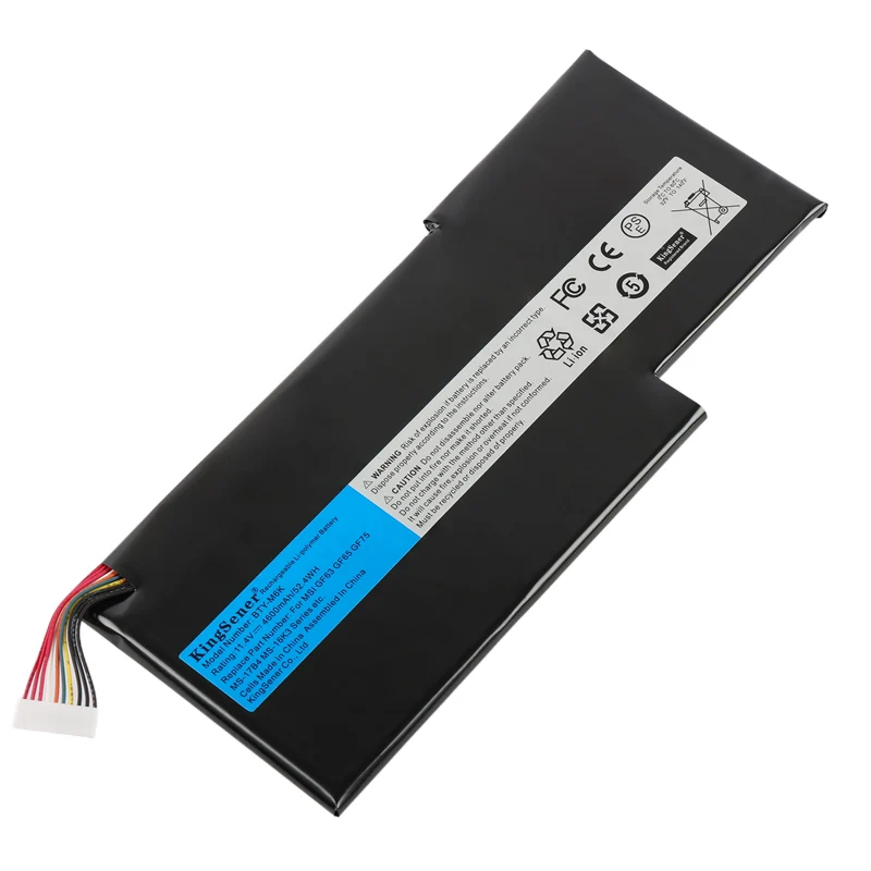 For MSI BTY-M6K 52.4Wh Battery for MSI Thin 3RD 8SC 8RD 8RC 8RX 9SC GF65 10SDR
