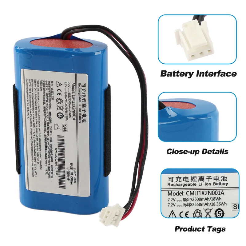 CMLI1X2N001A Replacement Battery For Comen ME660A Infusion pump