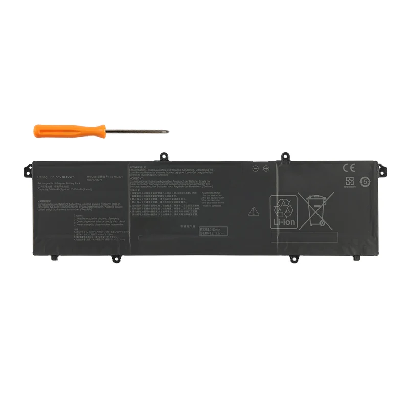 Battery C31n2201 3icp5/70/81 42Wh For Asus Vivobook Go 15 E1504fa E1504ga Series
