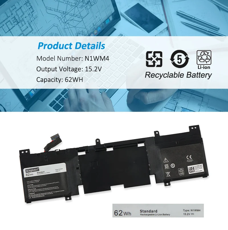 3v806 N1wm4 2P9KD Battery For Alienware 13 R2 Alw13ed-2608 P56g