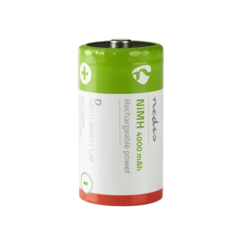 Piles Rechargeables 1.2v Ni-Mh D 4000mAh x2