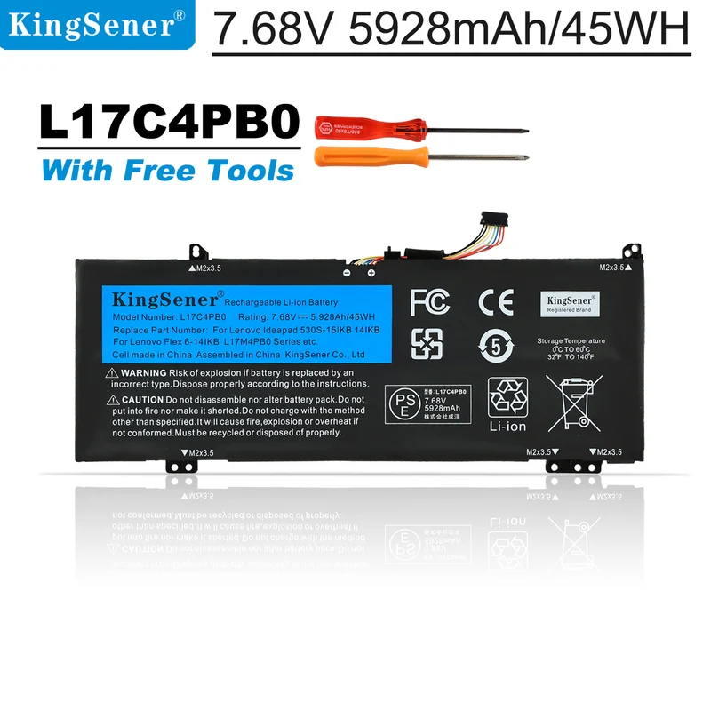 5B10Q22882 5B10Q22883 Battery For Lenovo Ideapad Yoga 530-14ARR Serie