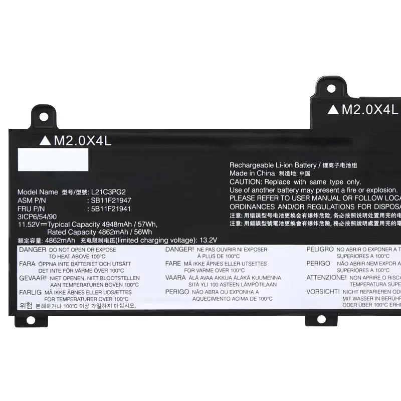 SB11F21945 5B11F21946 Battery For Lenovo Thinkpad L14 3rd Gen 2022 Series