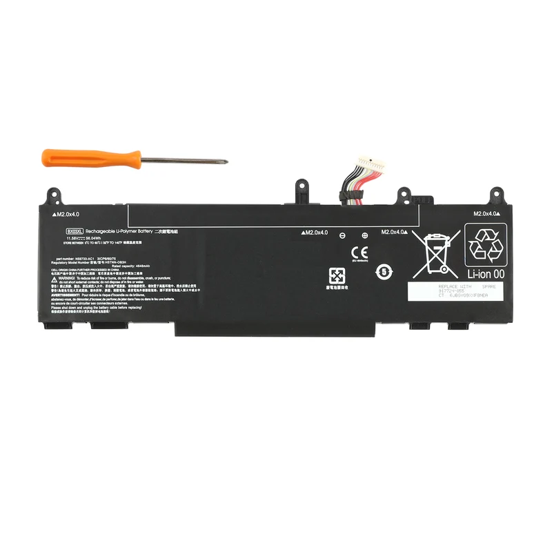 BX03XL Laptop Battery Replacement for HP EliteBook 830 G11 Series TPN-IB0Y N59733-171