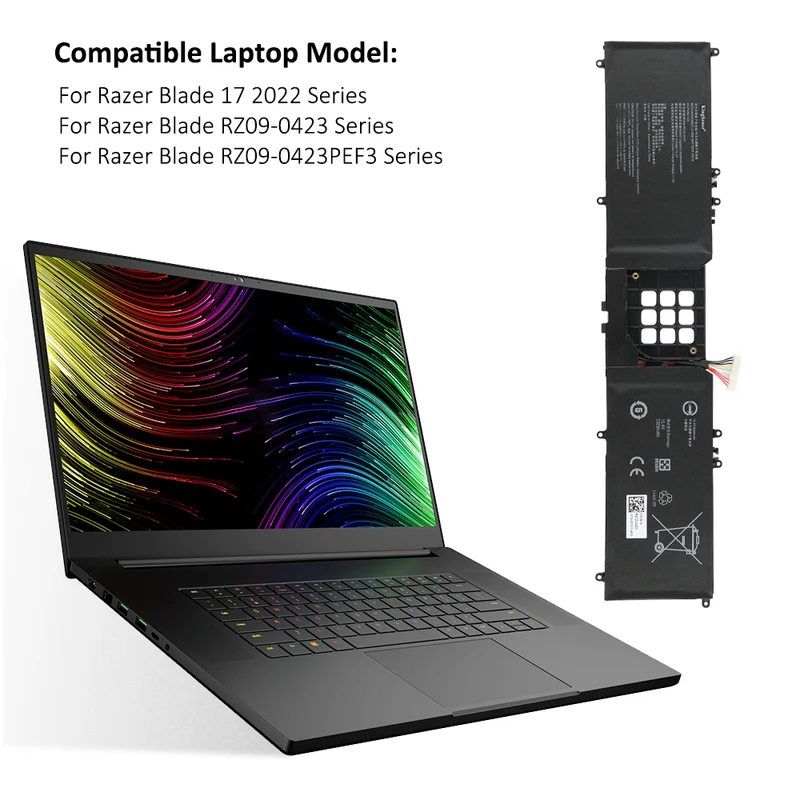 RC30-0423 Laptop Battery For Razer Blade 17 2022 Blade Pro 17 RTX 3080 Series
