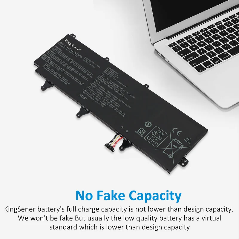 C41N1802 Laptop Battery for ASUS ROG Zephyrus S GX701G GX735 Series — 15.4V 76Wh