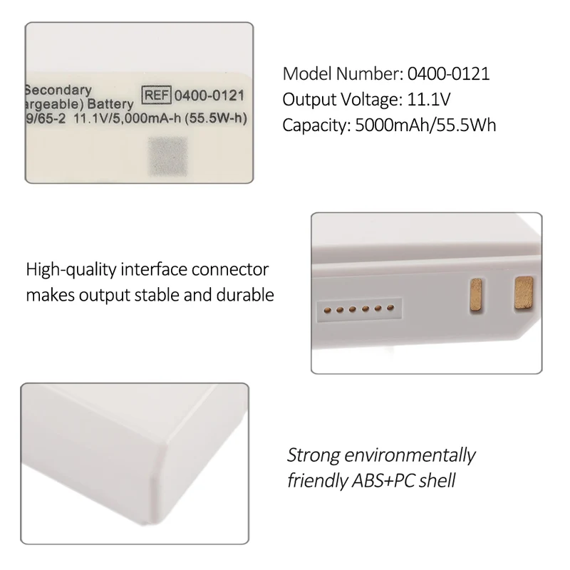 0400-0066 Replacement Battery for Verathon BVI 9400 Bladderscan 5200 mAh
