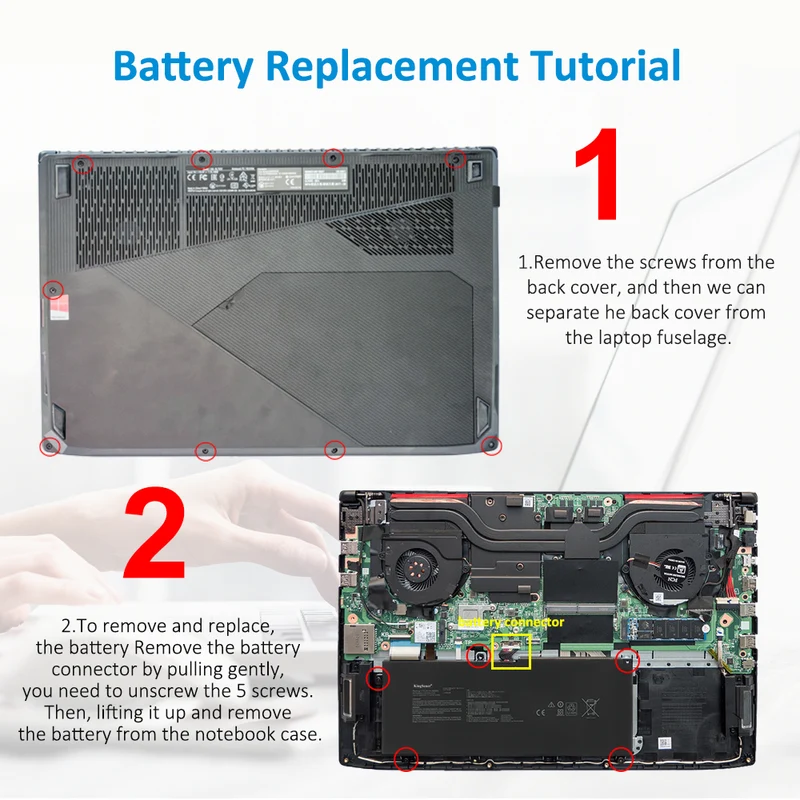 B41N1711 Laptop Battery For Asus Strix GL703VD GL703VM GL503VM FX705DT FX705DY FX705GM FX705GE FX705GD Series