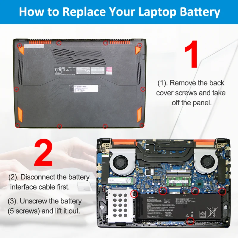 C41N1531 Battery For Asus Gl502vs-1a Gl502vy-ds71 Rog Gl502vs