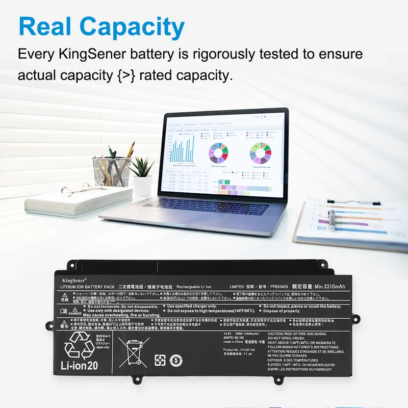 FPCBP536 FPB0340S Laptop Battery For Fujitsu LifeBook U937 U938 U939 U939X CP737634-01