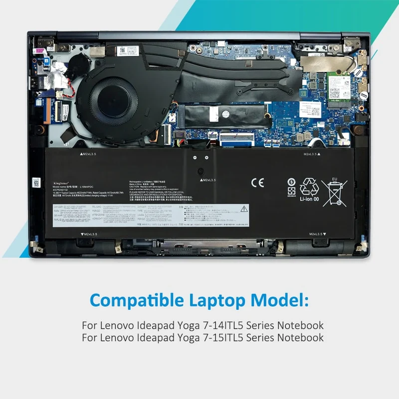 L19M4PDC Laptop Battery For Lenovo Ideapad Yoga 7-14ITL5 82BH 7-15ITL5 82BJ 7-14ACN6