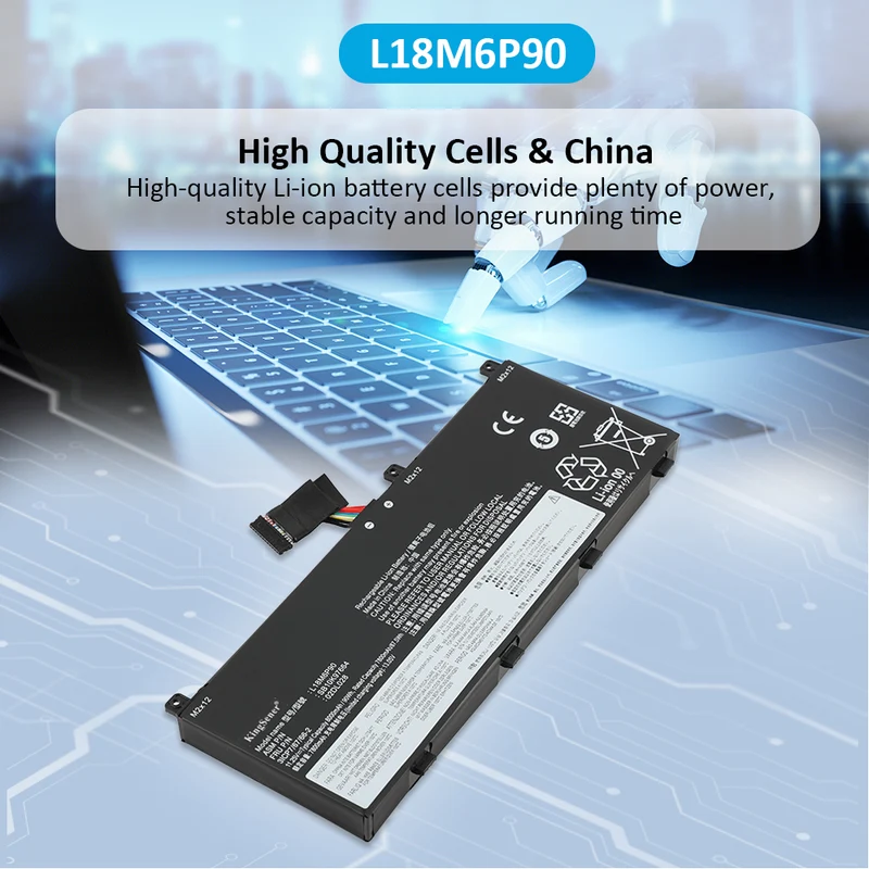 L18M6P90 Laptop Battery for Lenovo ThinkPad P53 Series — 11.25V 90Wh