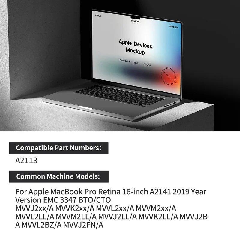 A2113 Battery For Apple MacBook Pro Retina 16-inch A2141 EMC 3347 BTO/CTO MVVJ2xx/A | LUSONBAY